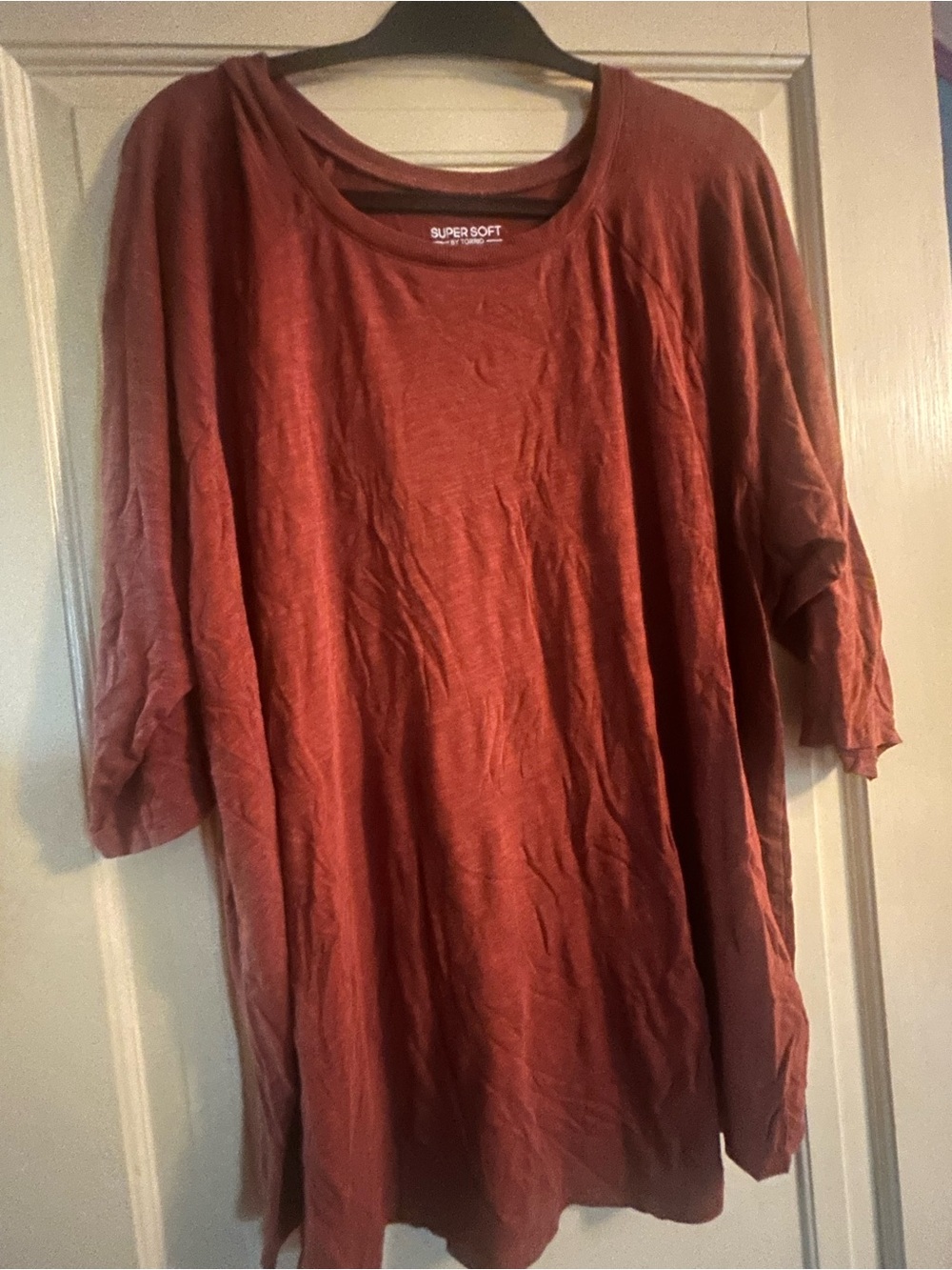 torrid Rust Long Sleeve Super Soft Tee